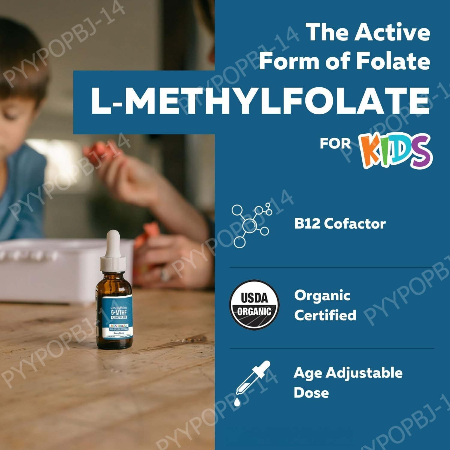 Kids L-Methylfolate 5-MTHF Liq - Herbal Tea recension och pris