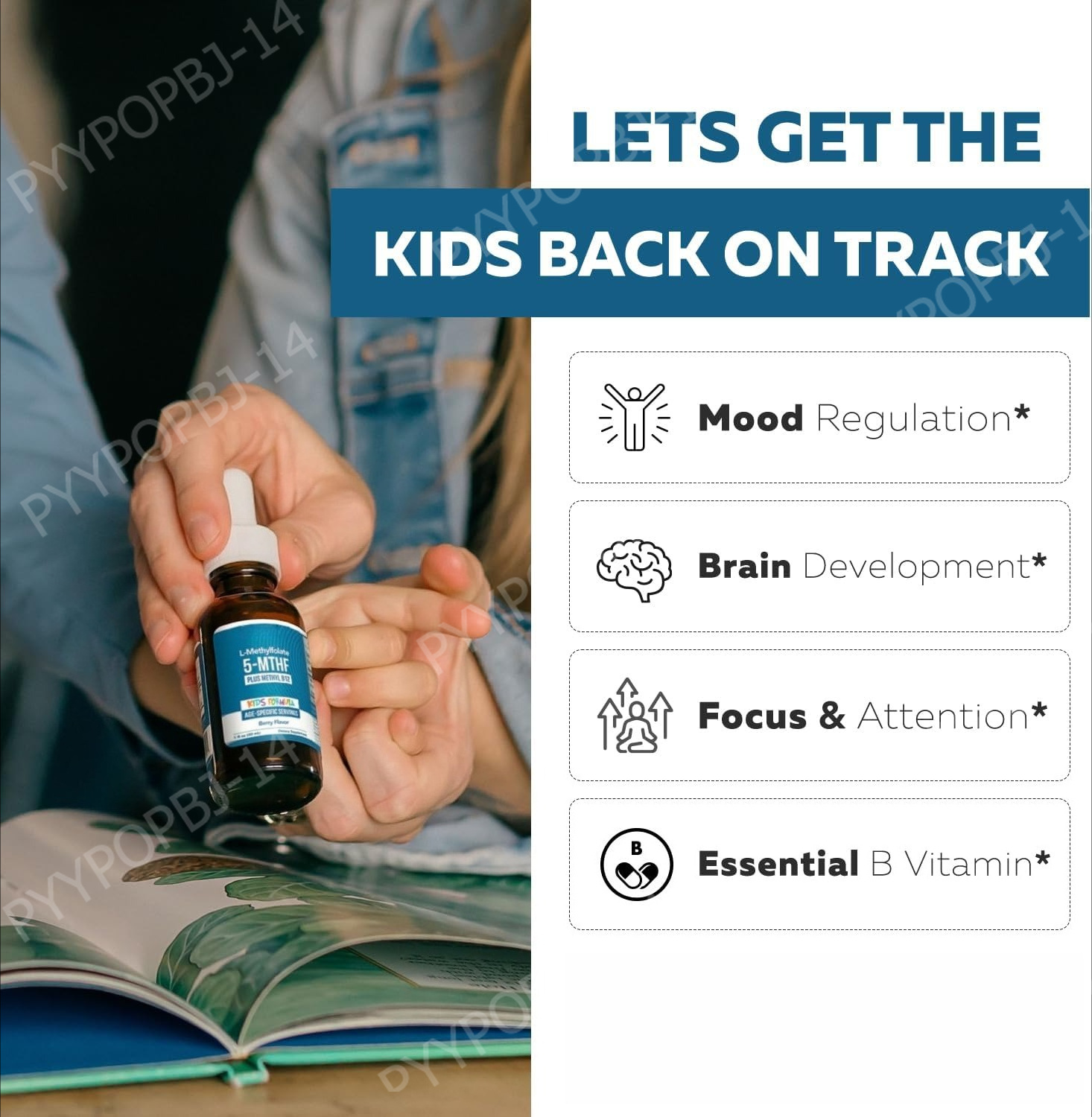 Kids L-Methylfolate 5-MTHF Liq - Herbal Tea recension och pris