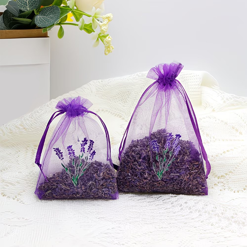 20Pcs Lavender Pattern Drawstr - Dried Herbs recension och pris