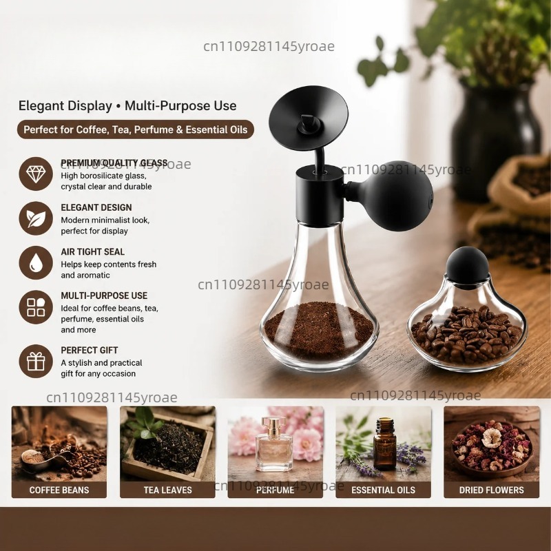 Glass Aroma Sample Bottle Coff - Essential Oils recension och pris