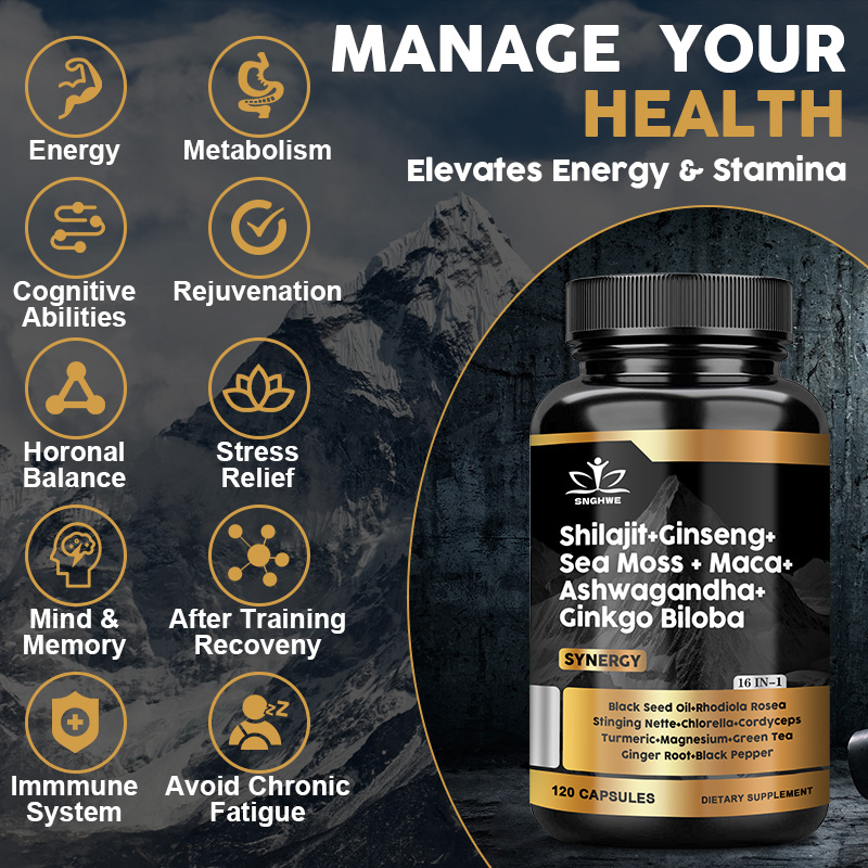Shilajit Supplements Ginseng & - Ginger Tea recension och pris