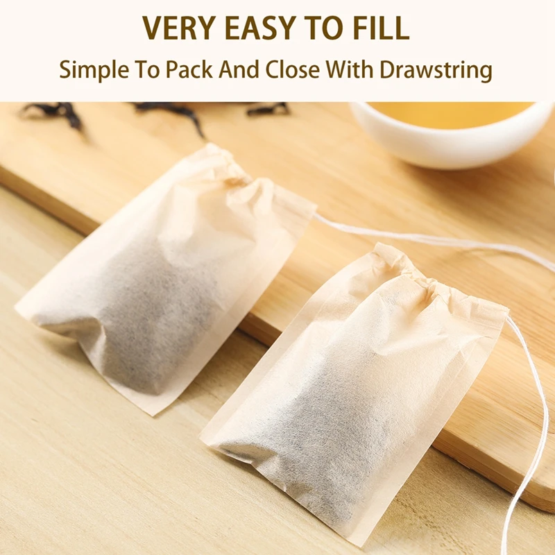 100Pcs Teabags with Drawstring - Chamomile Tea recension och pris
