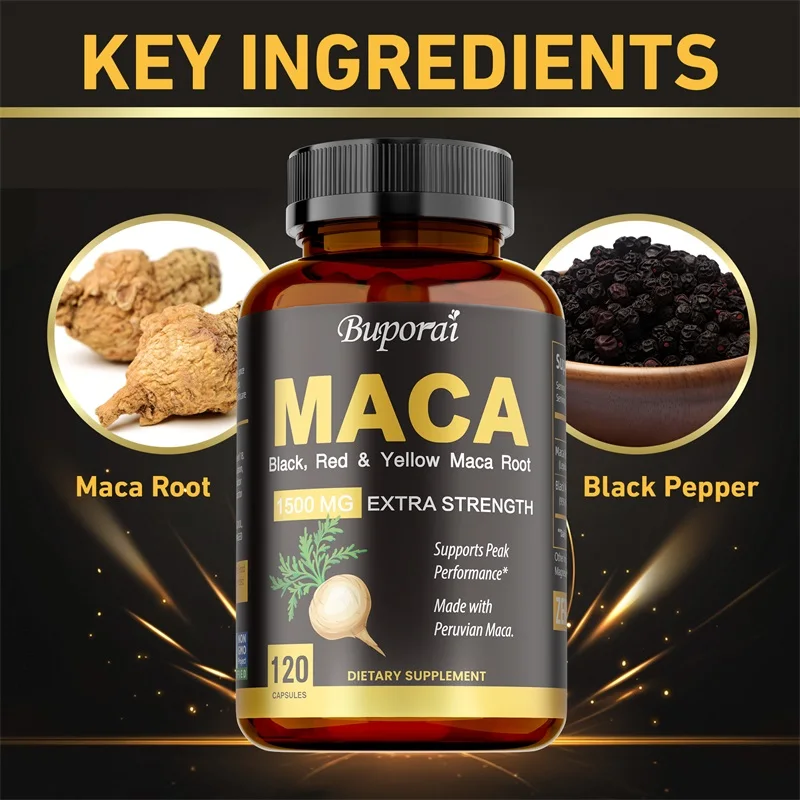 Maca Capsules - Increase Size, - Herbal Supplement recension och pris