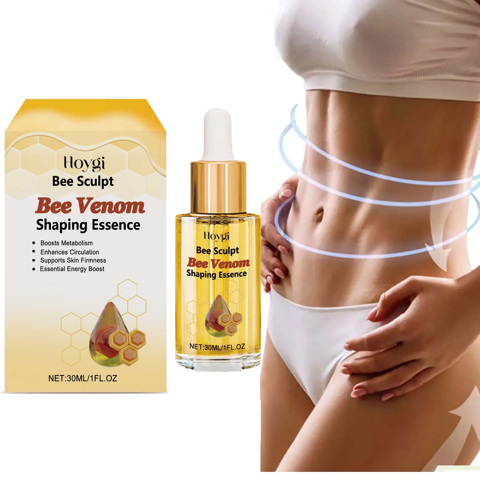 Bee Venom Shaping Oil Firming  - Ginger Tea recension och pris