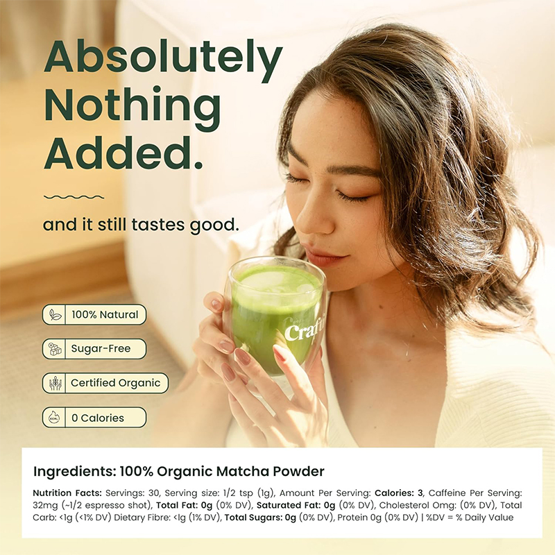 Matcha Powder, Natural Energy  - Herbal Supplement recension och pris