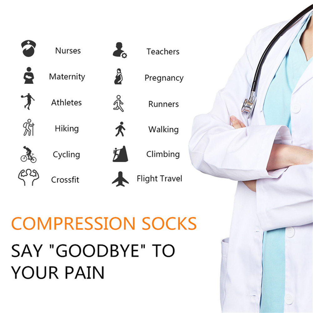 Compression Socks Running Spor - Echinacea recension och pris