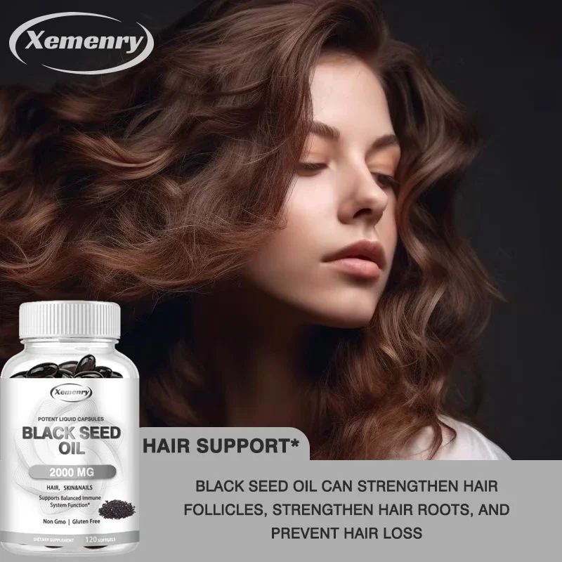 Vegan Black Seed Oil Capsules  - Herbal Supplement recension och pris