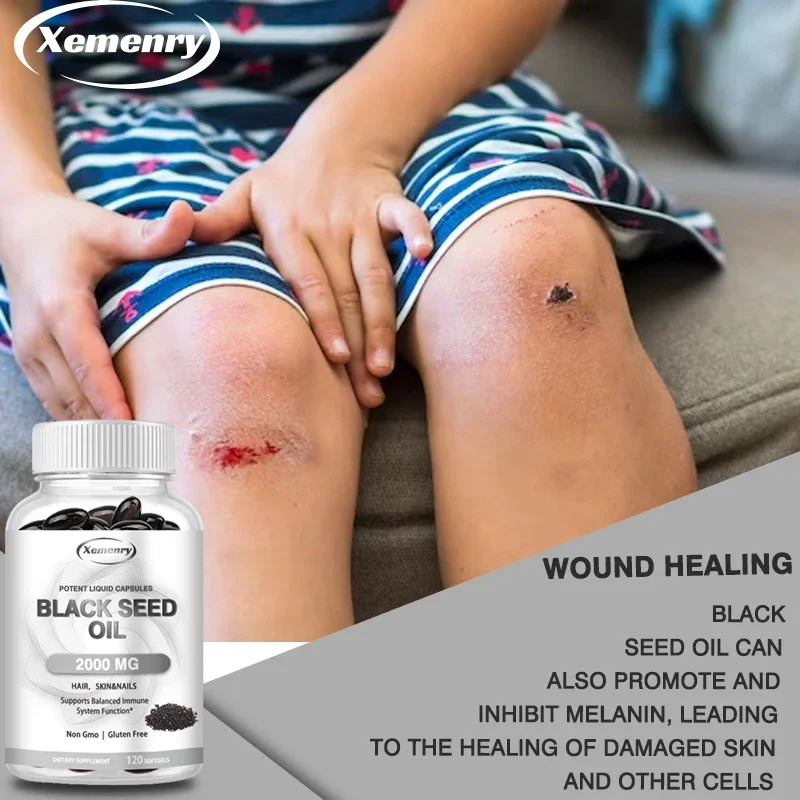 Vegan Black Seed Oil Capsules  - Herbal Supplement recension och pris