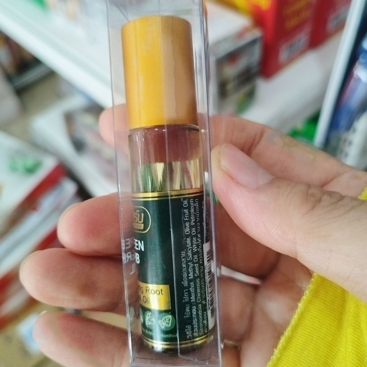 Thai Mint Ginseng Roll On Herb - Ginger Tea recension och pris