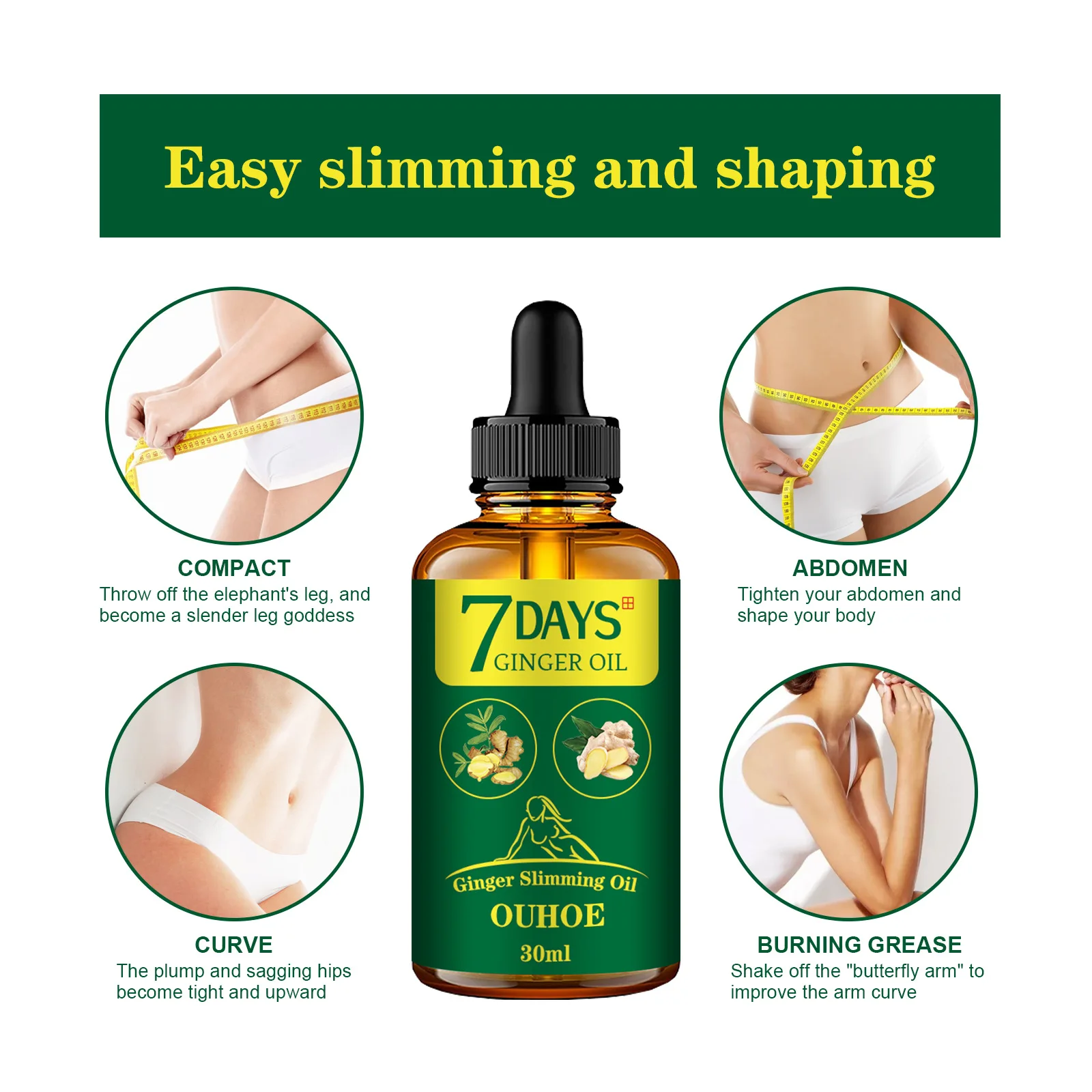Ginger Slimming Oil Fast Burni - Ginger Tea recension och pris