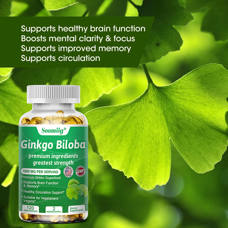 Ginko Biloba Capsules - Brain  - Ginger Tea recension och pris