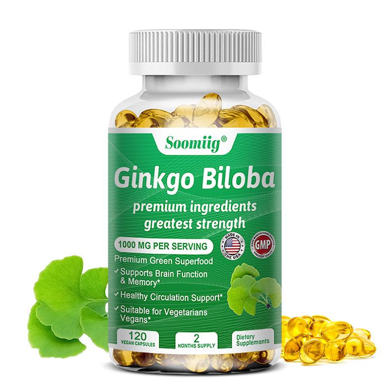 Ginko Biloba Capsules - Brain  - Ginger Tea recension och pris