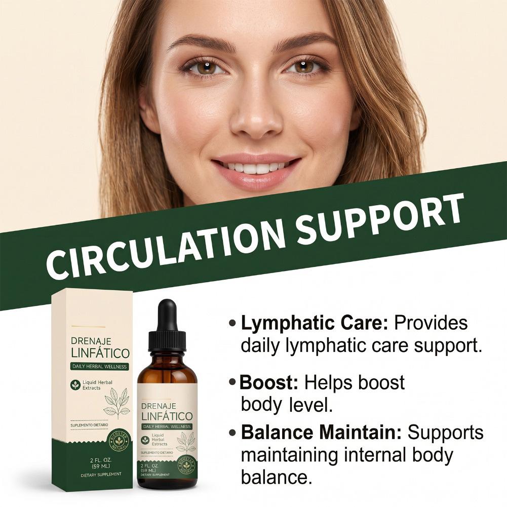 59ml Lymphatic Drainage Drops  - Herbal Supplement recension och pris