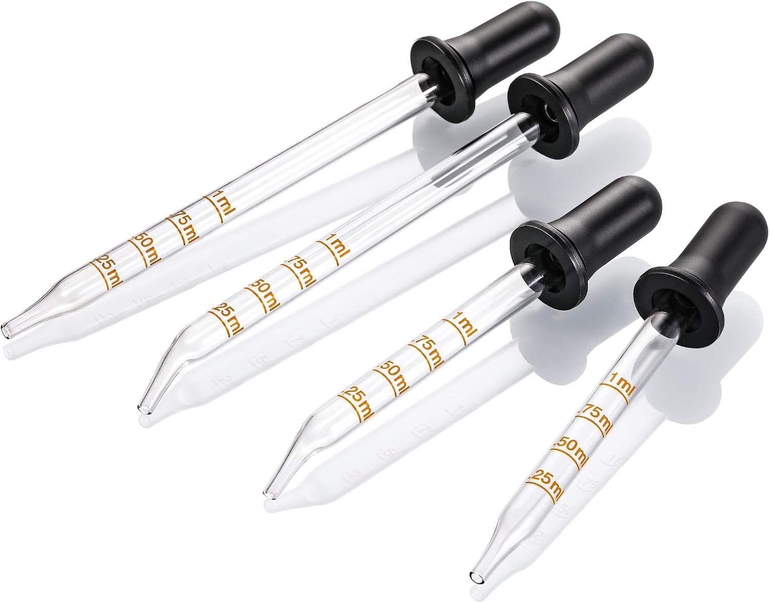 4pcs1 ml glass dropper, with s - Essential Oils recension och pris