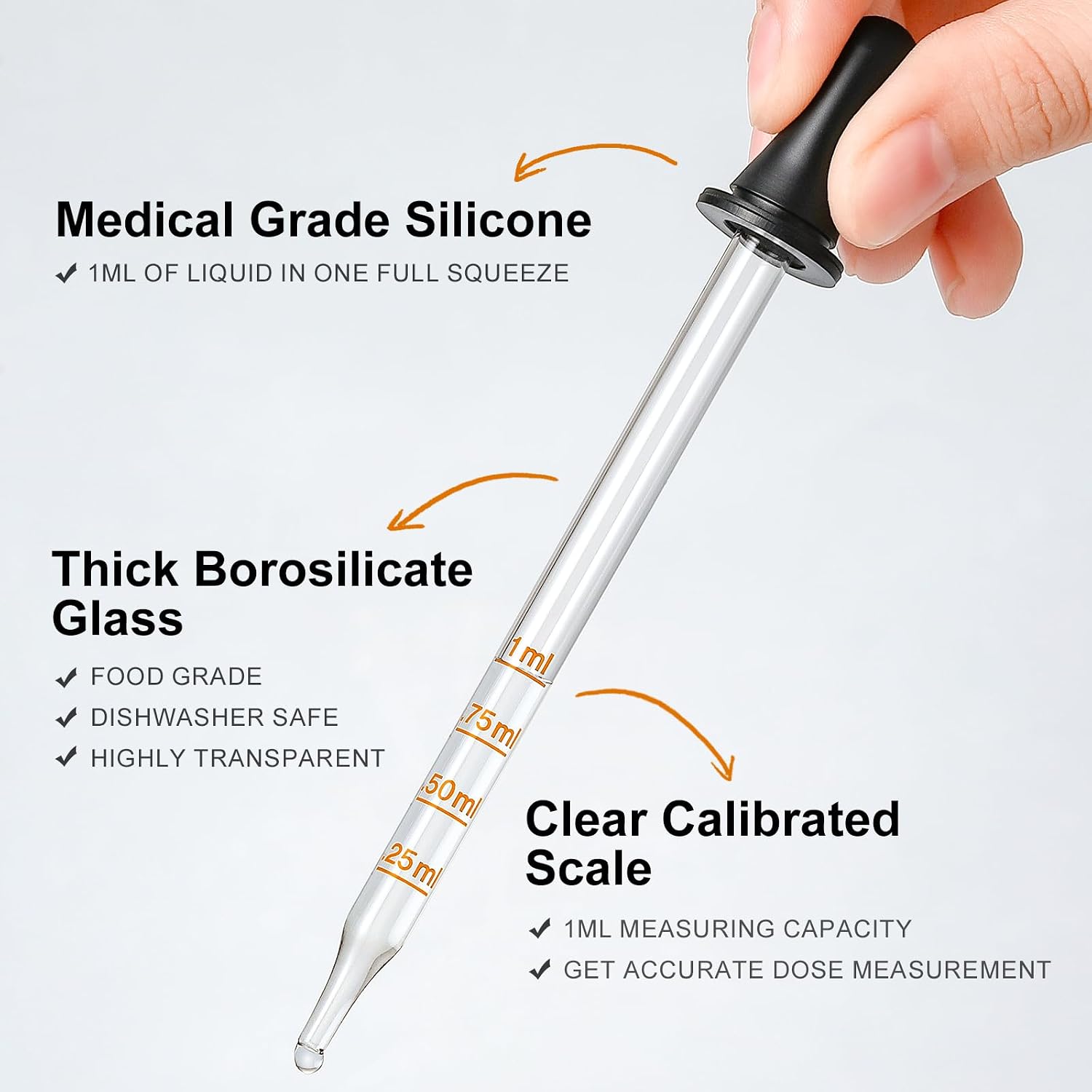 4pcs1 ml glass dropper, with s - Essential Oils recension och pris