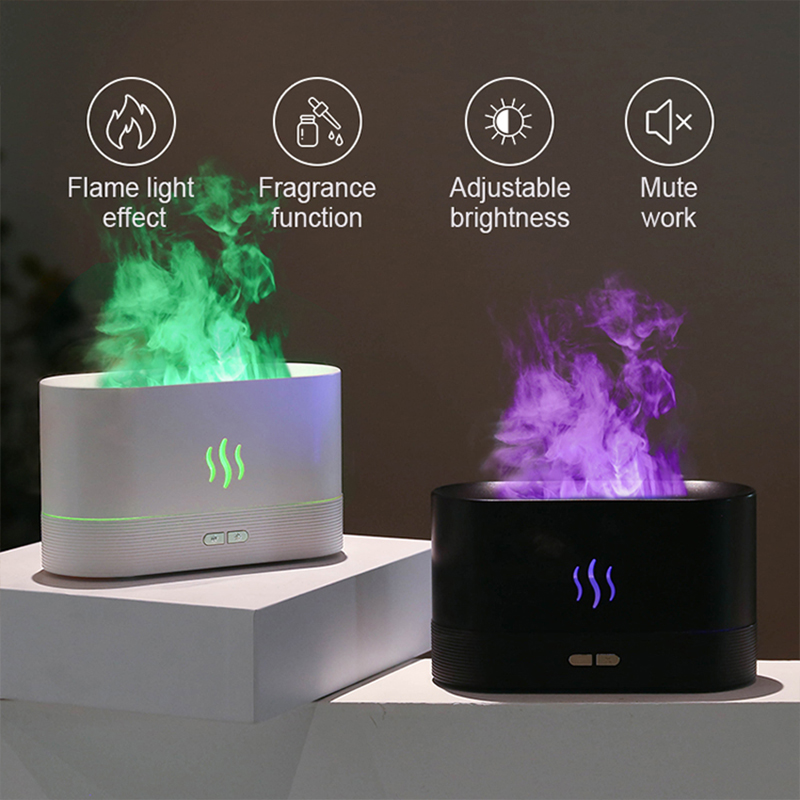 USB Desktop Flame Aroma Diffus - Lavender Oil recension och pris
