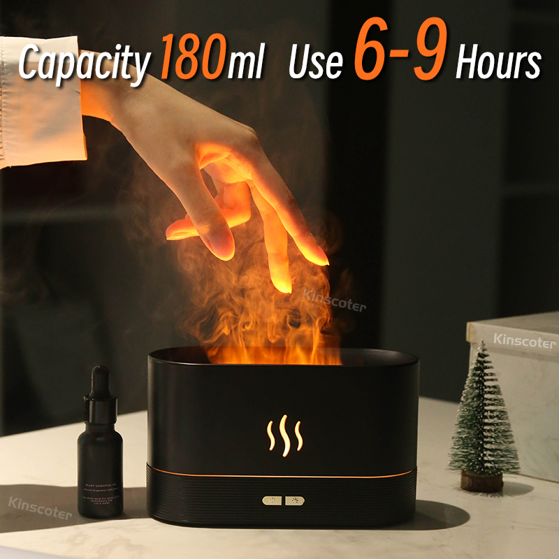 USB Desktop Flame Aroma Diffus - Lavender Oil recension och pris