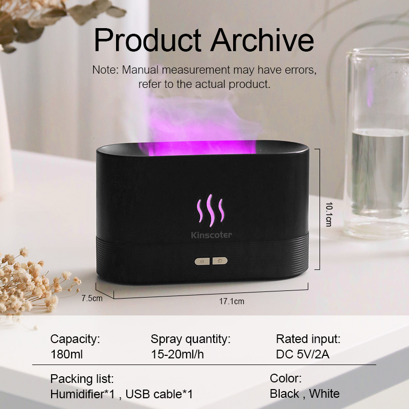 USB Desktop Flame Aroma Diffus - Lavender Oil recension och pris