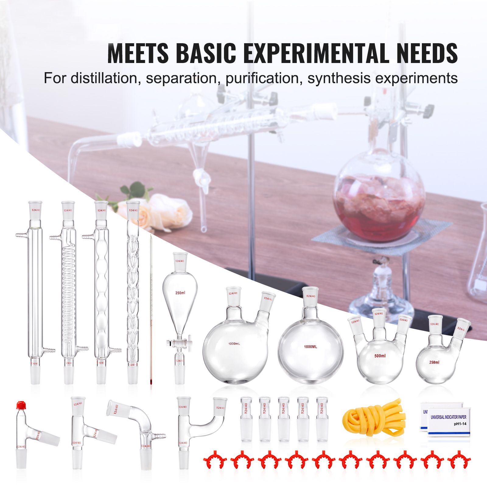 Lab Distillation Kit, 3.3 Boro - Essential Oils recension och pris
