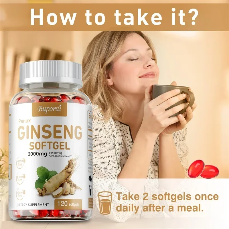 Red Panax Ginseng Capsules - f - Ginger Tea recension och pris