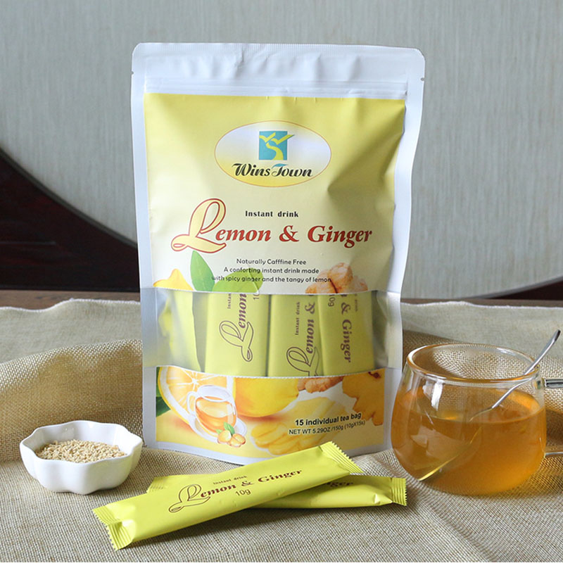 Natural Lemon Ginger Tea Pain  - Ginger Tea recension och pris