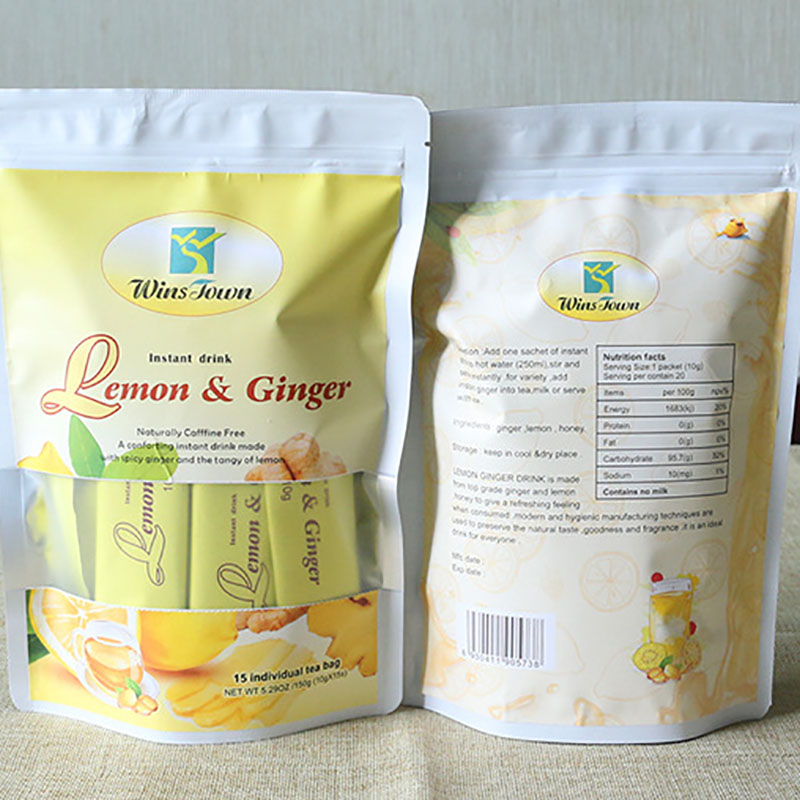 Natural Lemon Ginger Tea Pain  - Ginger Tea recension och pris