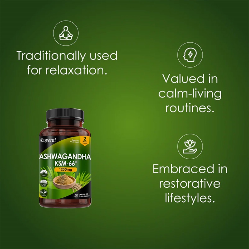 Ashwagandha KSM-66 1200mg - Su - Herbal Supplement recension och pris