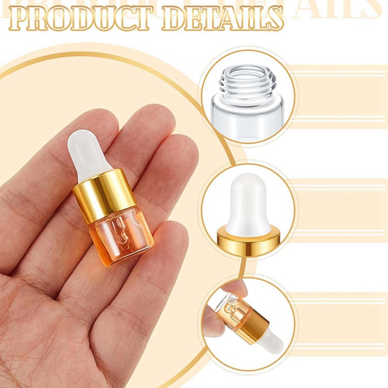 100Pcs Mini Glass Dropper Bott - Essential Oils recension och pris